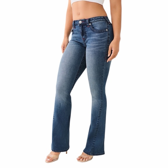 True Religion Joey Mid Rise Flare Jeans 31 - Picture 3 of 7